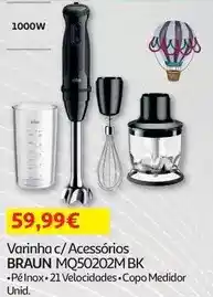 Auchan Braun - varinha c/ acessórios mq50202m bk promoção