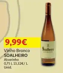 Auchan Soalheiro - vinho branco promoção