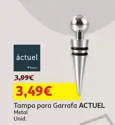 Auchan Actuel - tampa para garrafa promoção