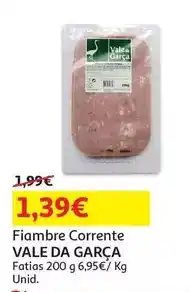 Auchan Vale da garça - fiambre corrente promoção