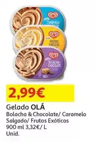 Auchan Olá - gelado:bolacha & chocolate 900ml promoção