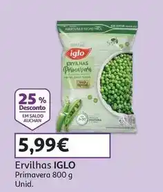 Auchan Iglo - ervilhas promoção