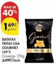 Pingo Doce Lay's - batatas fritas lisa gourmet promoção