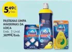 Pingo Doce Finish - pastilhas limpa maquinas da loica promoção