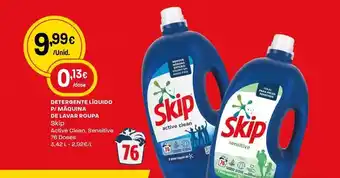 Intermarché Skip - detergente liquido p/maquina de lavar roupa promoção