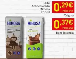 Recheio Mimosa - leite achocolatado promoção