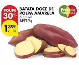 Pingo Doce A+ - batata doce de polpa amarela promoção