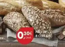 Pingo Doce Pao de 8 cereais promoção