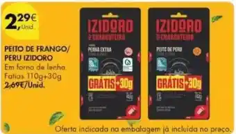 Pingo Doce Izidoro - peito de frango/ peru promoção