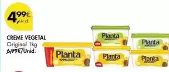 Pingo Doce Planta - creme vegetal promoção