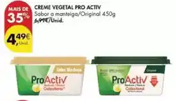 Pingo Doce Proactiv - creme vegetal pro activ promoção