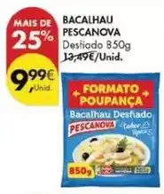 Pingo Doce Pescanova - bacalhau promoção