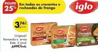 Pingo Doce Iglo - em todos os crocantes e recheados de frango promoção