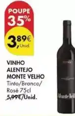 Pingo Doce Monte velho - vinho alentejo promoção