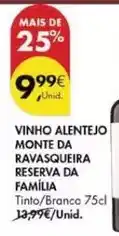 Pingo Doce Monte da ravasqueira - vinho alentejo promoção