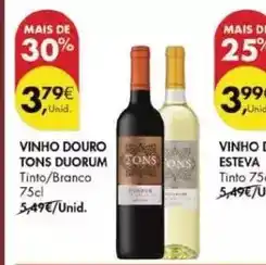 Pingo Doce Esteva - vinho douro promoção