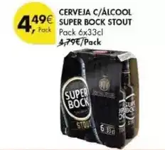 Pingo Doce Super bock - cerveja c/alcool promoção