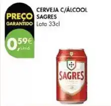 Pingo Doce Sagres - cerveja c/alcool promoção