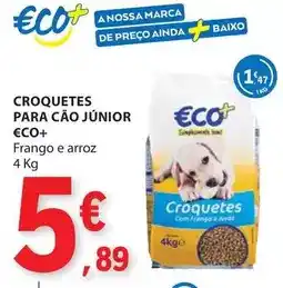 E.Leclerc €co+ - croquetes para cao junior eco+ promoção