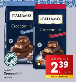 Lidl Italiamo - croccantini promoção