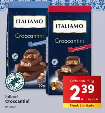 Lidl Italiamo - croccantini promoção