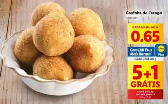 Lidl Coxinha de frango promoção