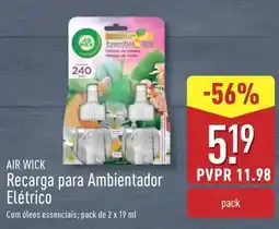 ALDI Air wick - recarga para ambientador elétrico promoção