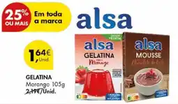 Pingo Doce Gelatina morango promoção