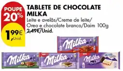 Pingo Doce Tablete de chocolate milka promoção