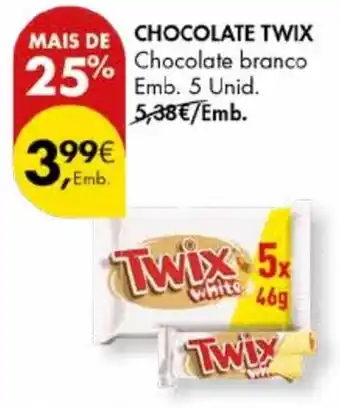 Pingo Doce Chocolate Twix promoção