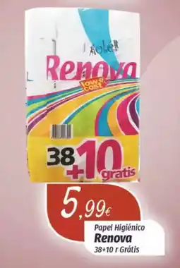 Miranda Supermercados Papel Higiénico Renova promoção