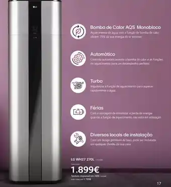 Radio Popular Lg - bomba de calor aqs monobloco promoção