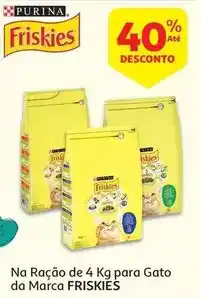 Auchan Friskies - ração gato vaca 4kg 12211544 promoção