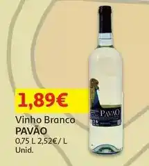 Auchan Pavao - vinho branco promoção