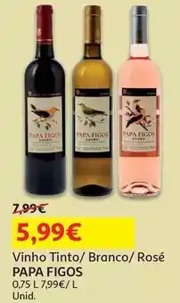 Auchan Papa figos - vinho tinto :douro 0.75l promoção