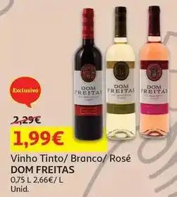 Auchan Dom freitas - vinho tinto :setúbal 0.75l promoção