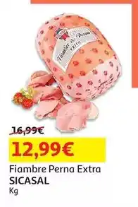 Auchan Sicasal - fiambre perna extra promoção