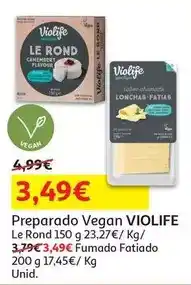 Auchan Violife - preparado vegan:le rond 150g promoção