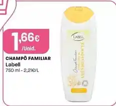 Intermarché Labell - champô familiar promoção