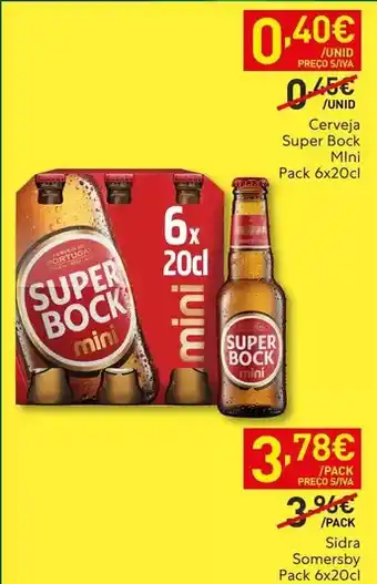 Recheio Super bock - cerveja promoção