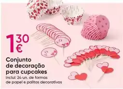 Indi & Cold Conjunto de decoração para cupcakes promoção