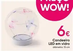 Indi & Cold Candeeiro led em vidro promoção