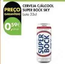 Pingo Doce Super bock - cerveja c/alcool promoção