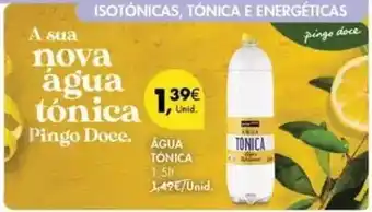 Pingo Doce A+ - agua tonica promoção