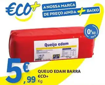 E.Leclerc Queijo edam barra €CO+ promoção