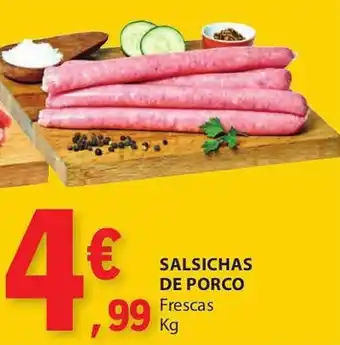 E.Leclerc Salsichas de porco promoção