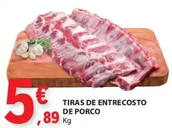 E.Leclerc Tiras de entre costo de porco promoção