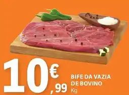 E.Leclerc Bife da vazia de bovino promoção