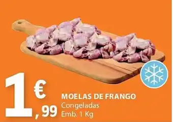 E.Leclerc Moelas de frango congeladas promoção