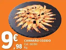 E.Leclerc Camarão cozido promoção